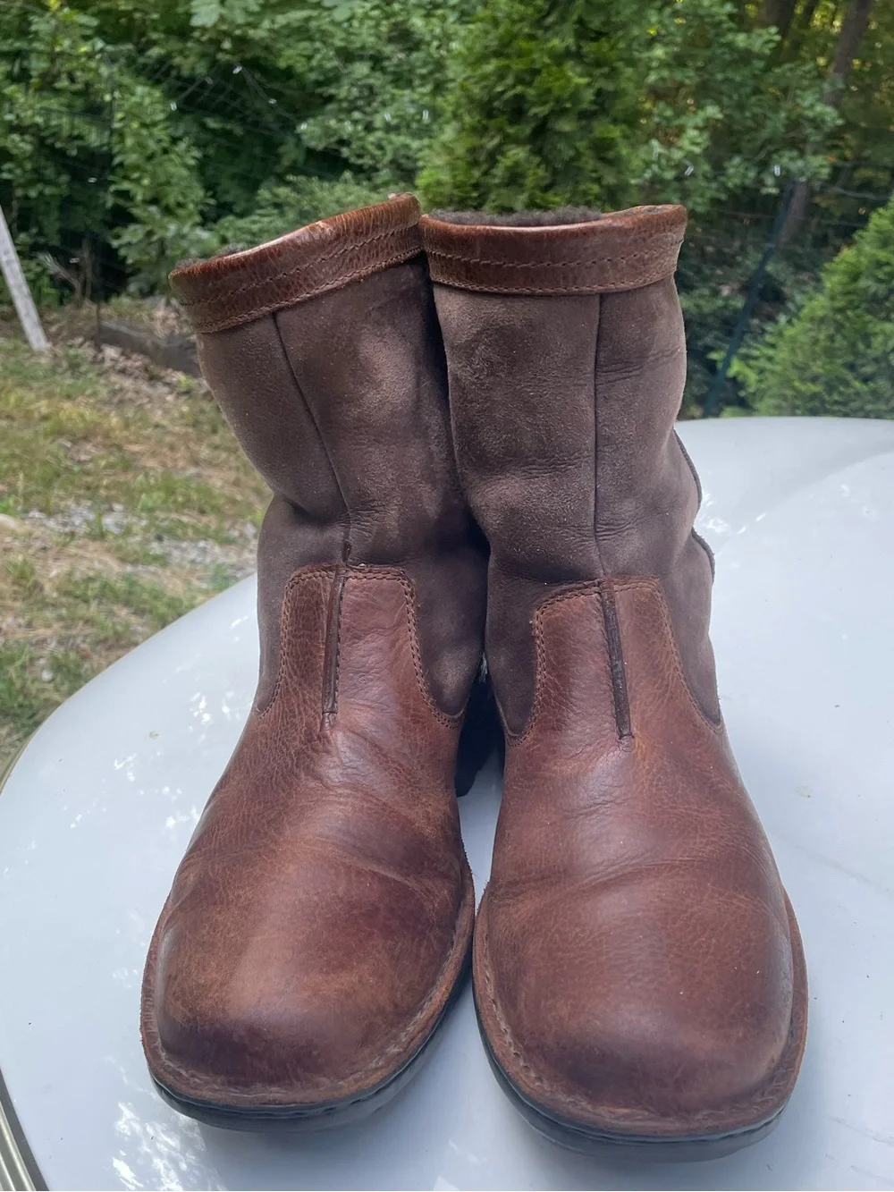 UGG® Hartsville Leather Boots 11 Men’s